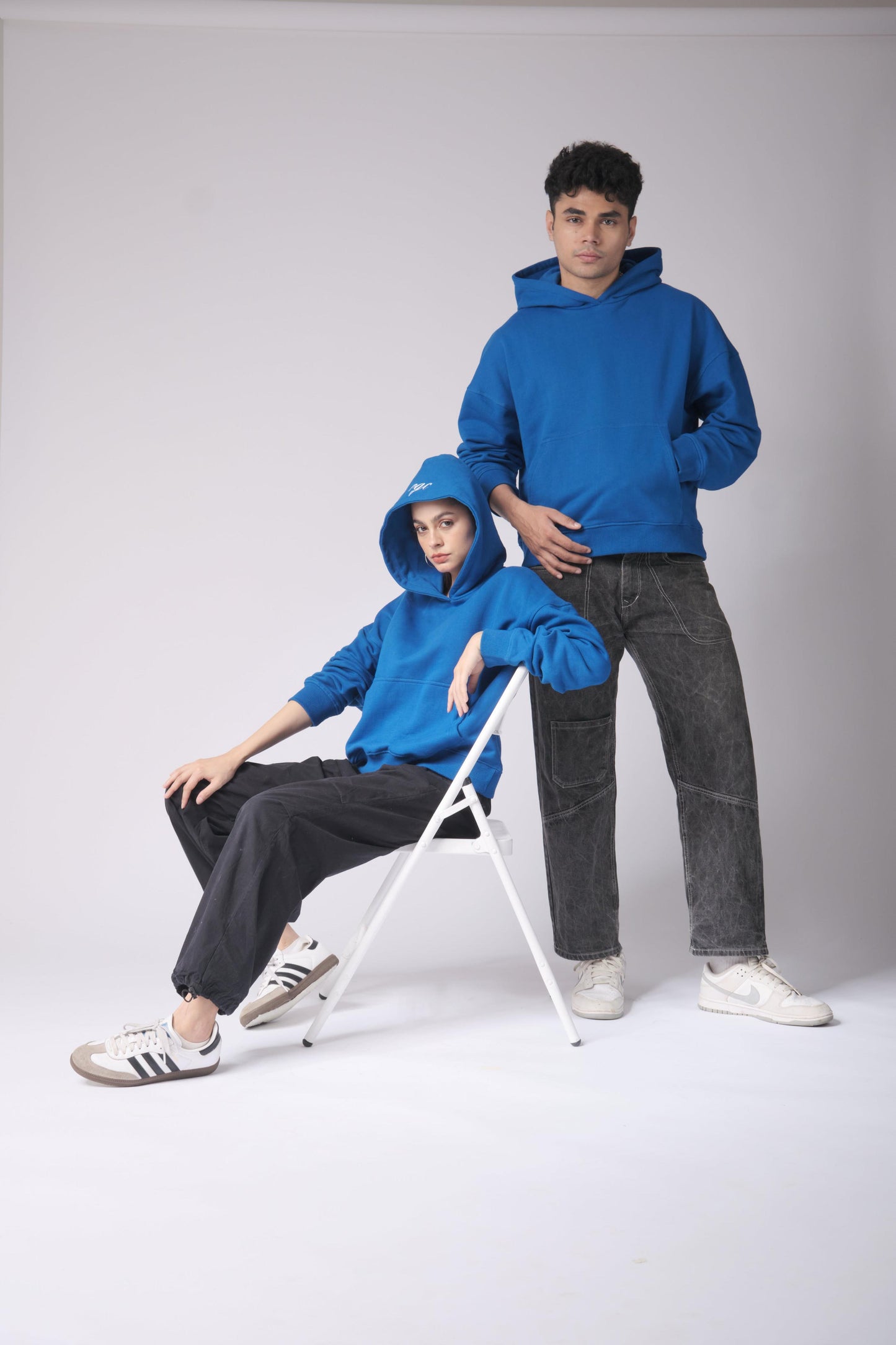 Just blue hoodie
