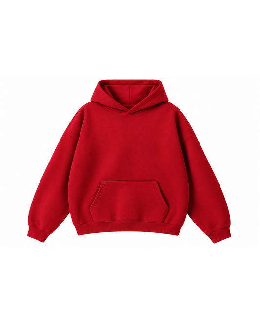 Just Red Hoodie